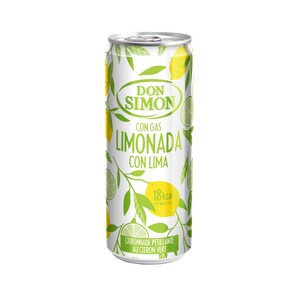 Imagen de DON SIMON Refresco con gas de limonada con lima, 330 ml.