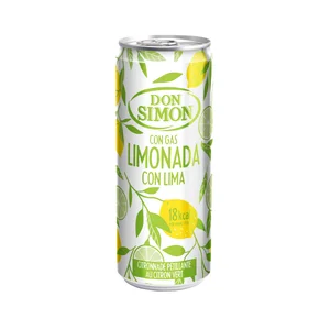 DON SIMON Refresco con gas de limonada con lima, 330 ml.