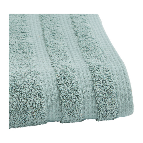 Toalla lisa de ducha color azul grisáceo, algodón, 540g/m², ACTUEL.