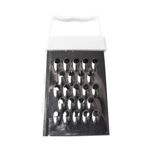 Rallador vertical de acero inoxidable con 4 caras de diferente grosor, PRODUCTO ECONÓMICO ALCAMPO.