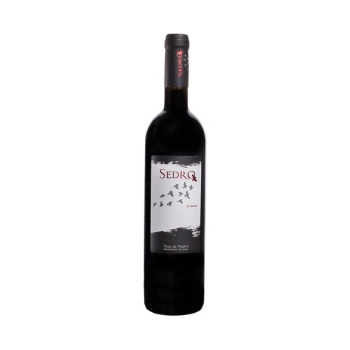 Vino tinto crianza con denomiinación de origen Vinos de Madrid VIÑA JESUSA botella de 75 cl.