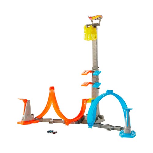 HOT WHEELS Gira y Lanza, pista circuito para cohes +5 Años