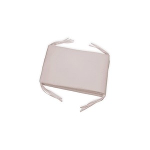 Protector de cuna liso de color rosa