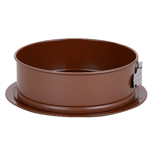 Molde desmontable redondo de acero con interior cerámico, 20cm, ALCAMPO.