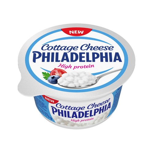 PHILADELPHIA Queso de untar cottage alto en proteínas. 175 g.