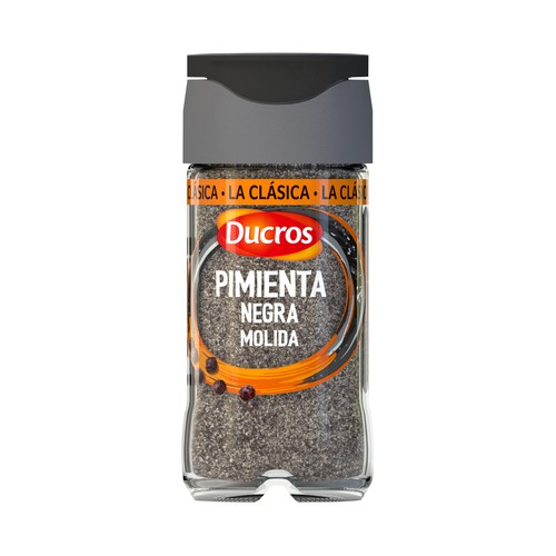 DUCROS Pimienta negra molida 40 g.