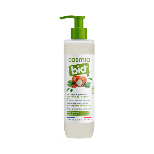 COSMIA Crema corporal hidratante con acción tonificante, especial pieles sensibles COSMIA Bio 250 ml.