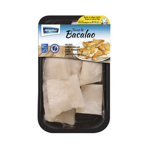 Imagen de ALIGATOR Tacos de bacalao de pesca sostenible (MSC) y pescados con anzuelo ALIGATOR P.N. 350 g.