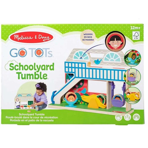 Juego Schoolyard Tumble Melissa&Doug, actividad educativa para niños. TUMBLE