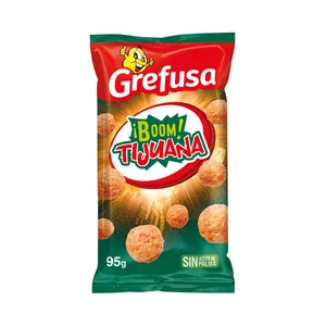 GREFUSA Snack de maíz sabor Tijuana, bolsa 85 g.