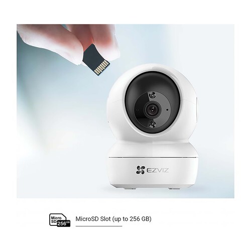Cámara de seguridad WIFI EZVIZ C6N, 1080p, visión 360º, detección de movimientos, visión nocturna.