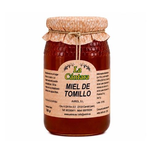 LA CANTARA Miel de tomillo 500 g.