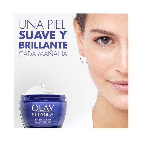 OLAY Regenerist retinol 24 Crema de noche hidratante y sin colorantes artificiales ni perfume 50 ml.