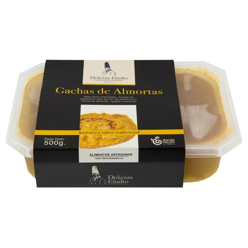 DELICIAS ELADIO Gachas de harina de Almortas con higado y panceta DELICIAS ELADIO 500 g.