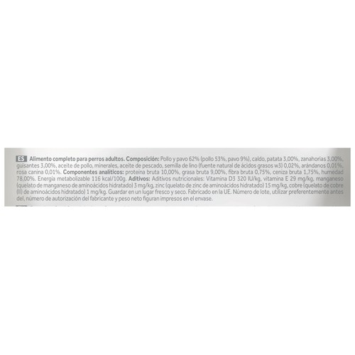 HARPER & BONE Sabores de granja Alimentación húmeda para perro de carne 300 g.