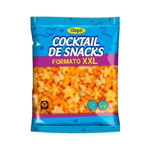 Snack surtido de maíz bolsa de 250 g.