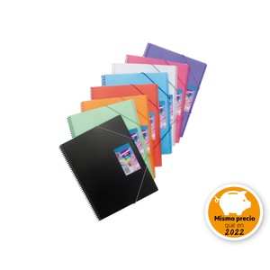 Imagen de Carpeta 20 Fundas Maxiplas Trans Surtidos. ALCAMPO