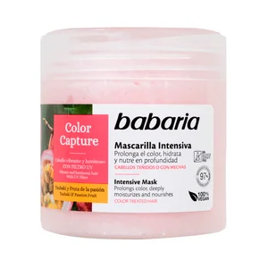 BABARIA Color capture Mascarilla capilar hidratante intensiva, para cabellos teñidos o con mechas 400 ml.