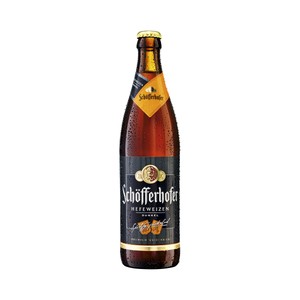 Cerveza alemana Hefenweizen dunkel botella 50 cl.