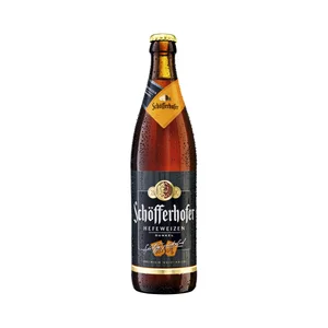 SCHÖFFERHOFER Cerveza alemana Hefenweizen dunkel botella 50 cl.