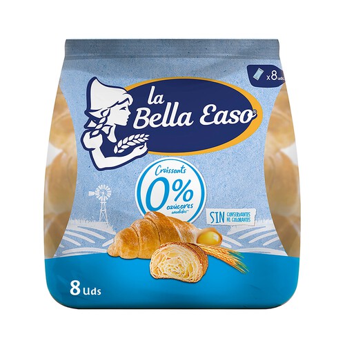LA BELLA EASO Croissants 0% azúcares añadidos 240 g.