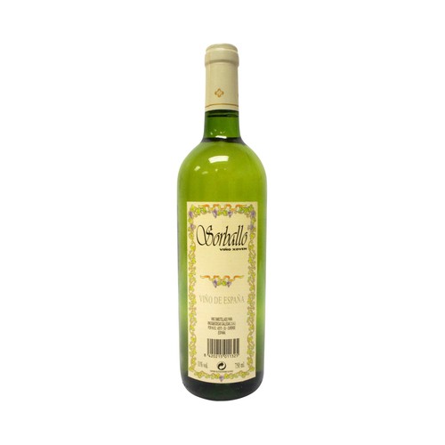SORBALLO Vino blanco de mesa sin denominación de origen SORBALLO botella de 75 cl.