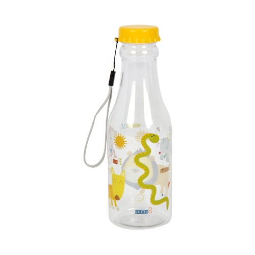 Botella infantil fabricada en plástico, diseño África, 60cl., HM