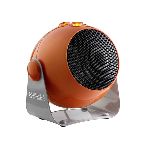 Calefactor cerámico OLIMPIA SPLENDID CaldoDesign, 1800W, termostato, función de ventilaciòn, inclinable.