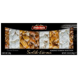 Imagen de DELAVIUDA Surtido de turrones en porciones 200 g.