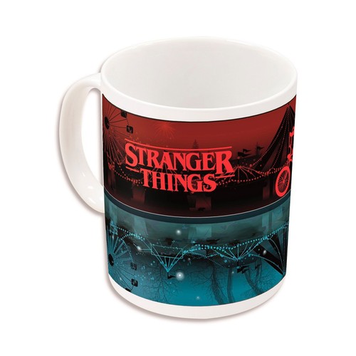 STRANGER THINGS Taza cerámica 325ml cambia color Stor, Netflix