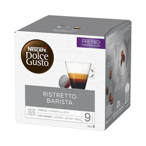 NESCAFÉ DOLCE GUSTO Café molido de tueste Expresso Barista en cápsulas, intensidad 9 NESCAFÉ DOLCE GUSTO 16 uds.112 g.