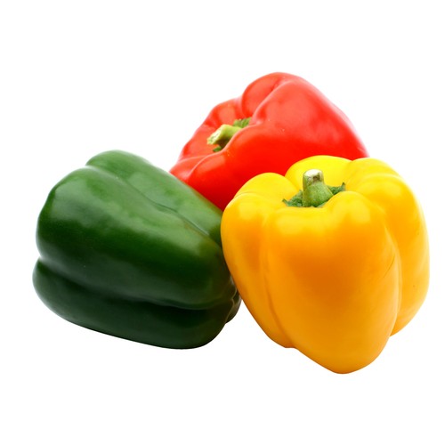 Pimientos tricolor bandeja de 500 g.