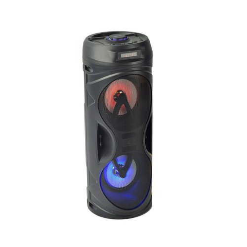 Altavoz portátil QILIVE Q1308, 20W, Bluetooth, puerto USB, lector de tarjetas SD, iluminación LED.