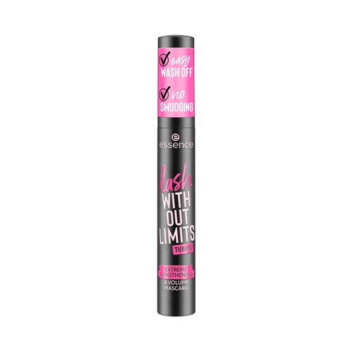 ESSENCE Lash without limits tubing tono 04 black Máscara de pestañas efecto volumen y longitud.