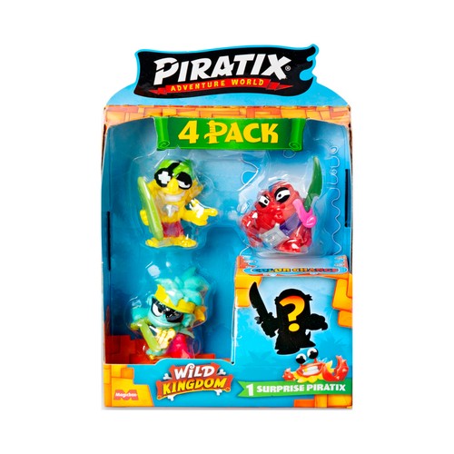 Piratix Wild Kingdom Four Pack, modelos surtidos MAGIC BOX