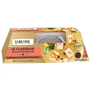 LABEYRIE Lingote de foie gras de oca con cortador 120 g.