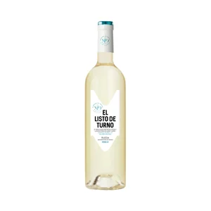 EL LISTO DE TURNO Vino blanco verdejo con D.O. Rueda botella 75 cl.