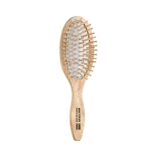 BETER Cepillo neumático de 21.5 cm, con púas de madera con bolita protectora BETER.
