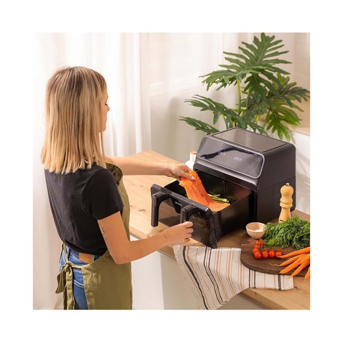 Freidora de aire 9L, 2200W, CECOTEC Cecofry Advance 9000 Window. 
