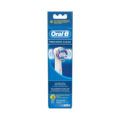 Pack de recambios de cepillo dental eléctrico ORAL-B Precision