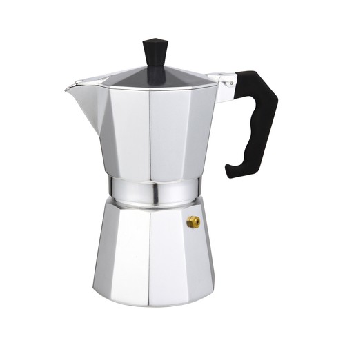 Cafetera de aluminio para 9 tazas, apto para vitro,Gevi,ESSENTIAL