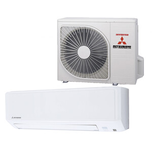 Imagen de Aire acondicionado con bomba de calor MITSUBISHI DXK09Z6-W, Inverter, 2.150 frig/h, 2.408 cal/h. A++/A+++, gas R32, (Hasta 19m² aprox.)