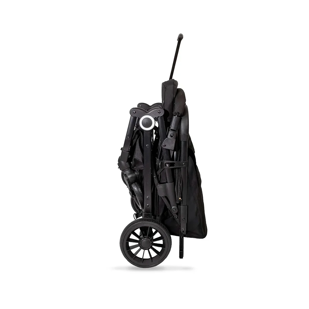 Silla de paseo plegable, color negro