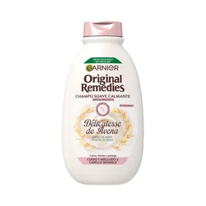 ORIGINAL REMEDIES de Garnier Champú hipoalergénico, para cabellos sensibles 400 ml.