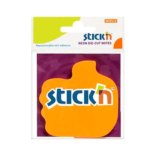Taco 70x70mm, notas 50 hojas, diseño OK, color neón. STICK'N