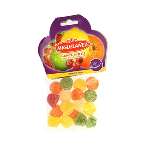 MIGUELAÑEZ Caramelos de goma de colores con sabor a frutas (sin grasa) 150 gr.