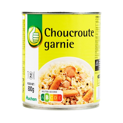 PRODUCTO ECONÓMICO ALCAMPO Preparado de chucrut 800 gr