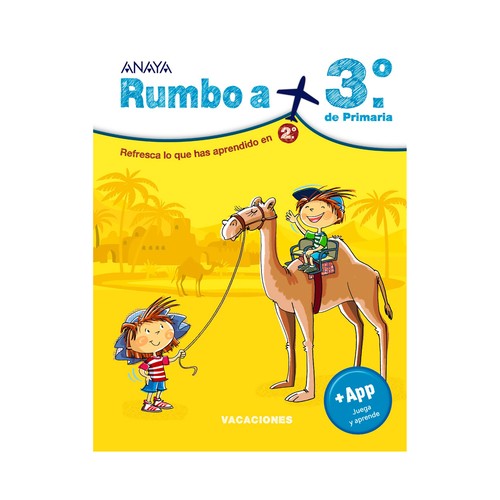Vacaciones, Rumbo a 3º de Primaria, VV. AA. Género: infantil, libros de vacaciones. Editorial Anaya.