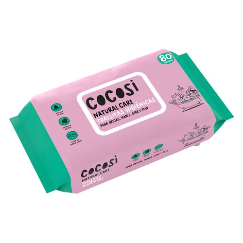 COCOSI Toallitas higiénicas no biodegradables 80uds