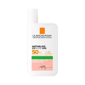 LA ROCHE POSAY Protector solar con color y FPS 50+ (muy alto) LA ROCHE POSAY Anthelios uv mune 400 50 ml.